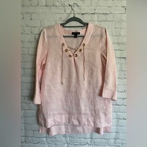 AUGUST SILK Women's Pink Tunic